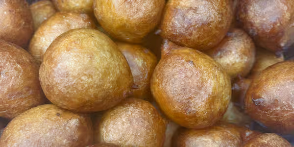 Soft sweet Nigerian puff puff fried dough balls at Foodsleeve