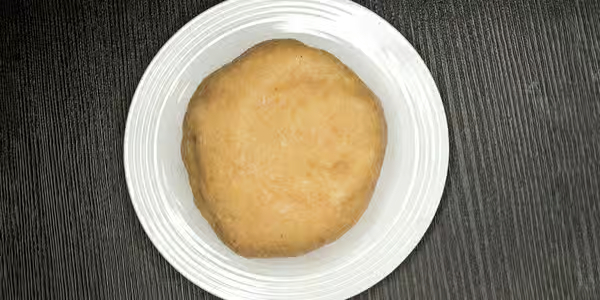 Yellow eba garri swallow at Foodsleeve